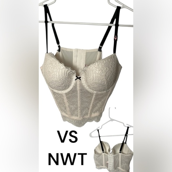 Victoria Secret corset bra,top,lace,mesh,fray,feminine,sexy,
36C NWT - Picture 3 of 17